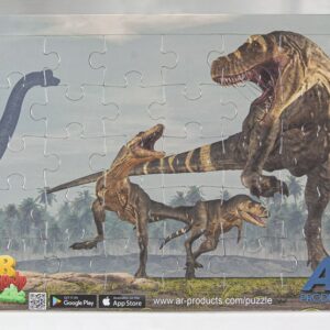 AR PopUp Puzzles – Dino – T-rex Puzzle #1